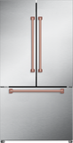 RF3621CTD99-RSG - Gordon Ramsay by THOR Kitchen 36 Inch 20.3 cu ft French Door Counter Depth Refrigerator with Ice Maker in Stainless Steel/Rose Gold