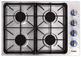 TGC3001 - 30 Inch Professional Drop-In Gas Cooktop with Four Burners in Stainless Steel